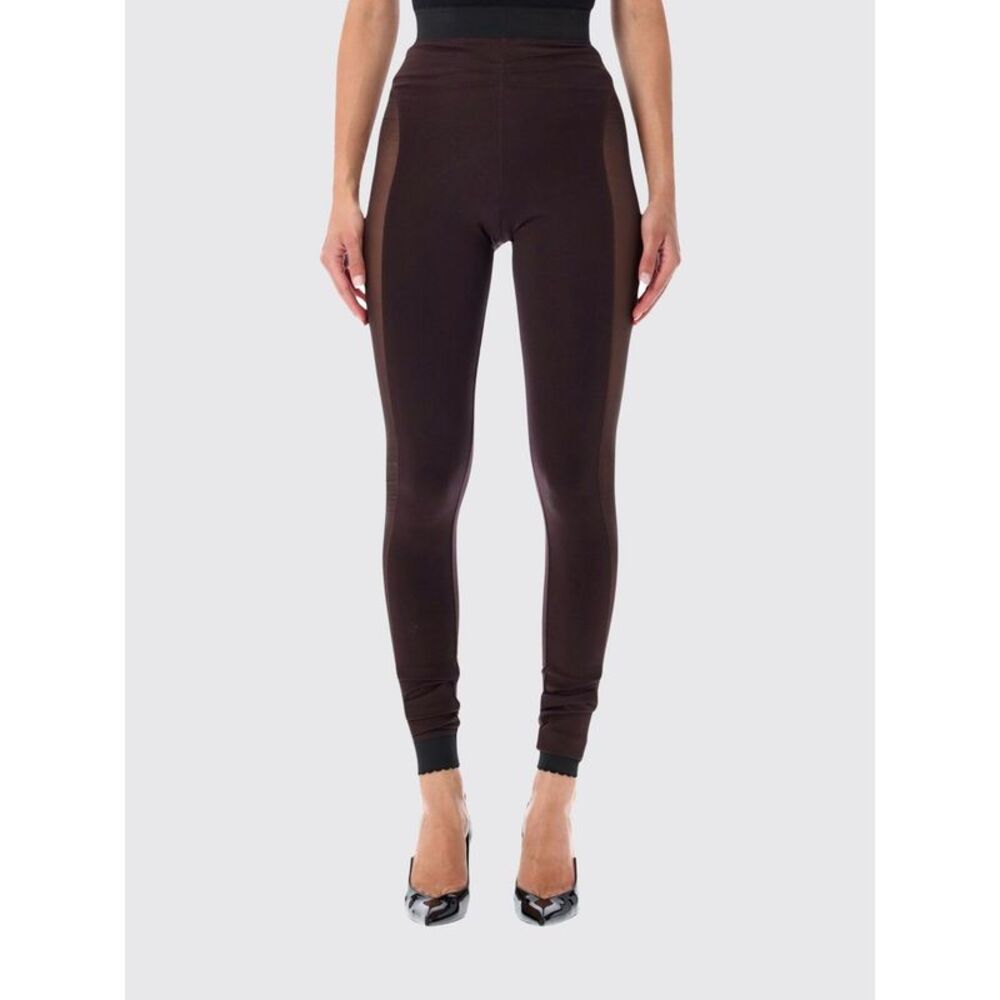 The Attico Women The Attico Skinny High-Waisted Jersey Leggings With Side Bands